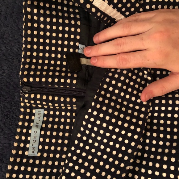 Antonio Melani polka dot pencil skirt sz. 10 - Picture 1 of 3